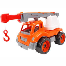Игрушка автокран Технок 4562TXK O вращающийся, 36 см, Оранжевый (4562TXK Orange-RT)