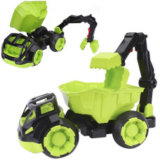 Самосвал игрушка Технок 6917TXK G с ковшом, 47 см, Желтый (6917TXK Green-RT)