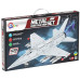 Конструктор металлический Технок 9598TXK C Искребитель F16 на 430 деталей (9598TXK-RT)