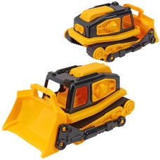 Бульдозер игрушка Технок 9697TXK, большой, Желтый, 31 см (9697TXK-RT)