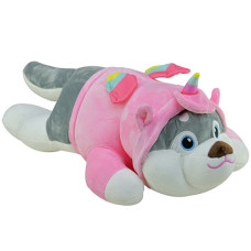 Мягкая игрушка подушка A-Toys M45503 P собачка, 60 см Розовый (M45503 Pink-RT)