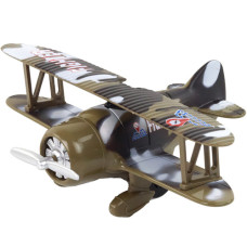 Военный самолет игрушка A-Toys XG879-102 K металлический, Хаки, 16 см (XG879-102 Khaki-RT)