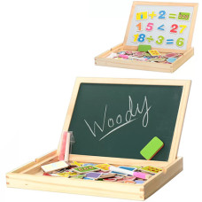 Настольная магнитная доска с цифрами 2 в 1 Tree Toys MD 0694 L с маркером и мелом (MD 0694-RT)