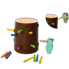 Магнитная игра червячки Tree Toys MD 2751 M Дятлик (MD 2751-RT)