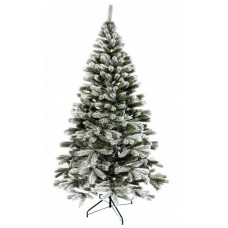 Искусственная елка SIGA Ukraine Лесная Буковельская Заснеженная 210 см Полипропилен с металлической подставкой Зеленый (BEL-ЕЛЗБ21)