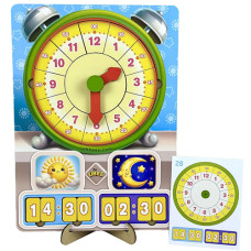 Настольная игра Ubumblebees ПСД279 B, Часы - Учим время (ПСД279-RT)