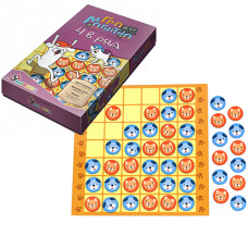 Настольная игра на магнитах Умняшка 1456, 4 в ряд, 48 фишек (1456-UM-RT)