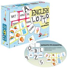Лото в картинках для детей Умняшка 2118-UM Лото английский/English lotto (2118-UM-RT)
