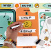 Игра с многоразовыми наклейками Умняшка KP-010, Мой планер (KP-010-RT)