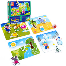 Настольная игра Vladi Toys VT1302-25 T Какая пора года?, на липучках (VT1302-25-RT)