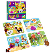 Настольная игра на липучках Vladi Toys VT1302-26 Кто где живет? (VT1302-26-RT)