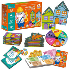Детская настольная игра Vladi Toys VT2312-04 Зарабатывай и строй (VT2312-04-RT)