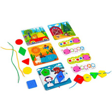 Шнуровка пуговицы Vladi Toys VT2905-22 L Fisher-Price, Maxi пуговицы (VT2905-22-RT)