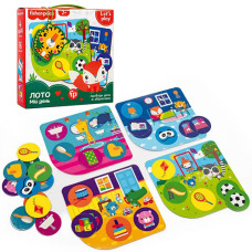 Лото в картинках для детей Vladi Toys VT2910-02 L Fisher Price. Мой день (VT2910-02-RT)