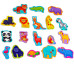 Набор магнитов для детей Vladi Toys VT3106-25 M Зоопарк, 18 фигурок (VT3106-25-RT)