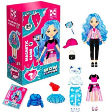 Магнитная игра одень куклу Vladi Toys VT3210-12 B Магнитная одевалка (VT3210-12-RT)
