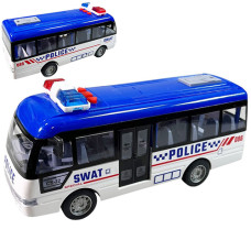 Полицейский автобус игрушка YG Toys YM-9906F, со светом и звуком, 19 см (YM-9906F Blue-RT) Полицейский автобус игрушка YG Toys YM-9906F, со светом и звуком, 19 см (YM-9906F Blue-RT)