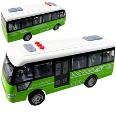 Автобус игрушка YG Toys YM-9907F, со светом и звуком, 19 см (YM-9907F Green-RT)