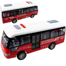 Автобус игрушка YG Toys YM-9907F, со светом и звуком, 19 см (YM-9907F Red-RT)