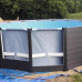 Каркасный бассейн с лестницей Intex 478х124 см, с песочным насосом, тент, подстилка (IP-170397)
