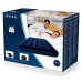 Полуторный надувной матрас для кемпинга Bestway Pavillo с электронасосом ПВХ Синий 137x191x25 см (IP-166894)