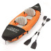 Надувная байдарка с веслами Bestway 321x88 см, Lite-Rapid X2 Kayak, Оранжевый (IP-170554)