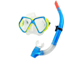 Детский набор для плавания маска с трубкой Bestway "Спортивный" размер XXL Голубой (IP-169664)