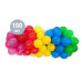 Детские шарики для сухого бассейна Intex 100 шт, пластмассовые, цветные (IP-170220)