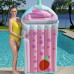 Пляжный надувной матрас Bestway Коктейль 190х99 см винил Розовый (IP-170112)