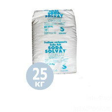 pH+ плюс для бассейна Solvay 80027. Средство для повышения уровня pH (Бельгия) 25 кг