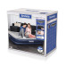Кровать надувная двуспальная для дома матрас Bestway 203x152x36 см со встроенным электронасосом Синяя (IP-172033)