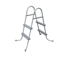 Лестница для надувного и каркасного бассейна BestWay 84 см двухсекционная Серый (IP-169259)