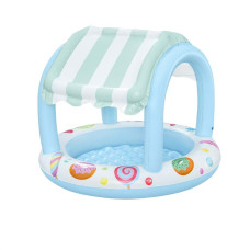 Дитячий надувний басейн Bestway 52638 «Солодощі», 104 х 84 см, з навісом