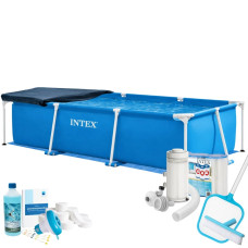 Каркасний басейн MaxPro Intex 28271-9в1, 260 х 160 х 65 см (басейн, підстилка, фільтр 2 006 л/год, картриджі, альгенікс, хлор таблетки, тент, сачок, щітка) Каркасний басейн MaxPro Intex 28271-9в1, 260 х 160 х 65 см (басейн, підстилка, фільтр 2 006 л/год, картриджі, альгенікс, хлор таблетки, тент, сачок, щітка)