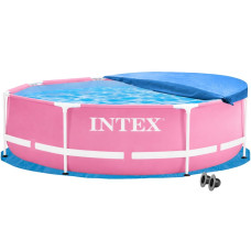 Каркасний басейн Intex 28290-3в1, 244 х 76 см (басейн, підстилка, тент)