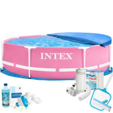 Каркасний басейн MaxPro Intex 28290-9в1, 244 х 76 см (басейн, підстилка, фільтр 2 006 л/год, картриджі, альгенікс, хлор таблетки, тент, сачок, щітка) Каркасний басейн MaxPro Intex 28290-9в1, 244 х 76 см (басейн, підстилка, фільтр 2 006 л/год, картриджі, альгенікс, хлор таблетки, тент, сачок, щітка)