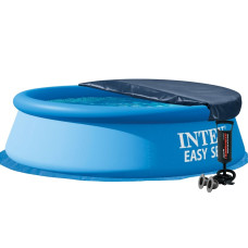 Надувний басейн Intex 28106-4в1, 244 х 61 см (басейн, підстилка, насос, тент) Надувний басейн Intex 28106-4в1, 244 х 61 см (басейн, підстилка, насос, тент)