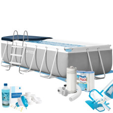 Каркасний басейн MaxPro Intex 26784-10в1, 300 × 175 × 80 см (басейн, підстилка, драбина, фільтр 3 785 л/год, картриджі, альгенікс, хлор таблетки, тент, сачок, пилосос) Каркасний басейн MaxPro Intex 26784-10в1, 300 × 175 × 80 см (басейн, підстилка, драбина, фільтр 3 785 л/год, картриджі, альгенікс, хлор таблетки, тент, сачок, пилосос)