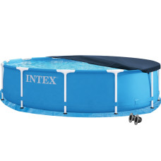 Каркасний басейн Intex 28210-3в1, 366 х 76 см (басейн, підстилка, тент)