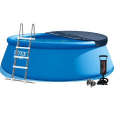 Надувний басейн Intex 26168-5в1, 457 х 122 см (басейн, підстилка, насос, драбина, тент) Надувний басейн Intex 26168-5в1, 457 х 122 см (басейн, підстилка, насос, драбина, тент)