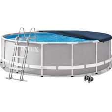 Каркасний басейн Intex 26724-4в1 457 х 107 см (басейн, підстилка, драбина, тент)