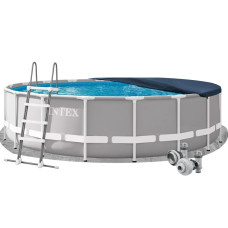 Каркасний басейн Intex 26732-4в1 549 x 122 см (басейн, підстилка, драбина, тент)
