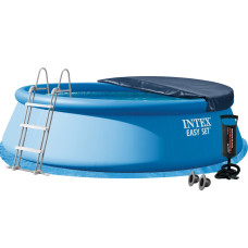 Надувний басейн Intex 26166-5в1, 457 х 107 см (басейн, підстилка, насос, драбина, тент) Надувний басейн Intex 26166-5в1, 457 х 107 см (басейн, підстилка, насос, драбина, тент)