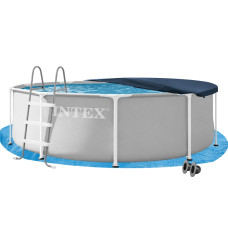 Каркасний басейн Intex 26706-4в1, 305 х 99 см (басейн, підстилка, драбина, тент) Каркасний басейн Intex 26706-4в1, 305 х 99 см (басейн, підстилка, драбина, тент)