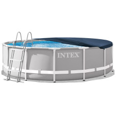 Каркасний басейн Intex 26720-4, 427 х 107 см  (басейн, підстилка, драбина, тент)