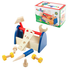 Детская игрушка для самых маленьких Wooden Toy "Набор инструментов" дерево Разноцветный (TB-686-29)