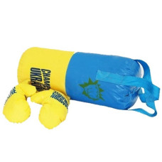 Детская боксерская груша мешок с перчатками Флаг Украины Danko Toys малая 40 см 