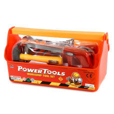 Игрушечный набор инструментов 11 предметов PowerTools в чемоданчике