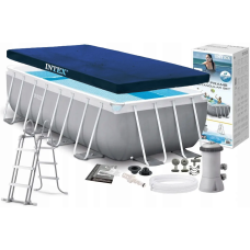 Intex 26790-3 New (400 x 200 x 122см) Каркасный бассейн Prism Frame Pool Intex 26790-3 New (400 x 200 x 122см) Каркасный бассейн Prism Frame Pool