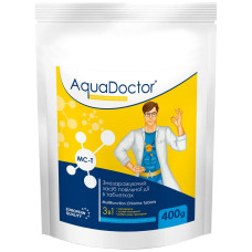 AquaDoctor MCT-04 (Вес 0,4кг) Мультитаб. (хлор, альгицид, коагулянт)